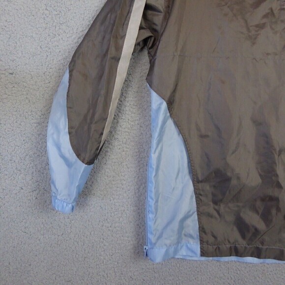Disney Parks Jacket Womens XS/Small Blue Gray Windbreaker Foldable Lightweight - Picture 3 of 11